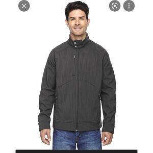 North End Sport skyscraper mens grey light weight athletic full zip jacket Sz L